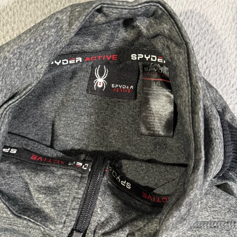 Spyder Active Quarter Zip Long Sleeve Lightweight Shirt‎ Breathable Size Large